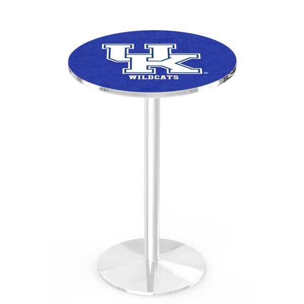 42" Chrome Kentucky "UK" Pub Table